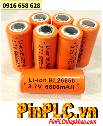 Pin BL26650 _Pin sạc 3.7v Lithium Li-ion BL26650 Sử dụng cho đèn pin & thiết bị điện