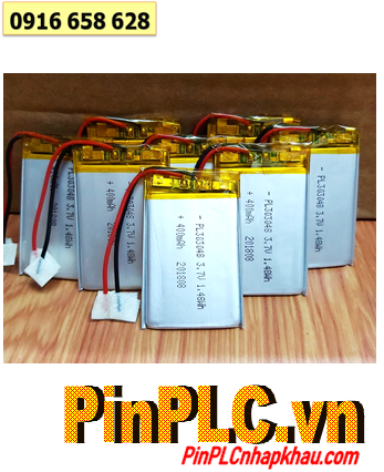 Pin LP-303048, Pin sạc Li-Polymer 3.7v LP-303048 (3.0mmx30mmx48mm) 400mAh, có mạch sẳn