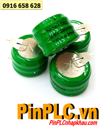Pin sạc (3V/250H); Pin sạc NiMh 3.6v-250mAh(3/V250H); Pin nuôi nguồn PLC 3.6v-250mAh(3/V250H)