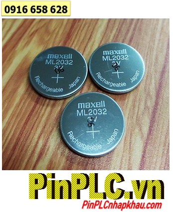 Maxell ML2032, Pin sạc Maxell ML-2032 lithium 3v Made in Japan