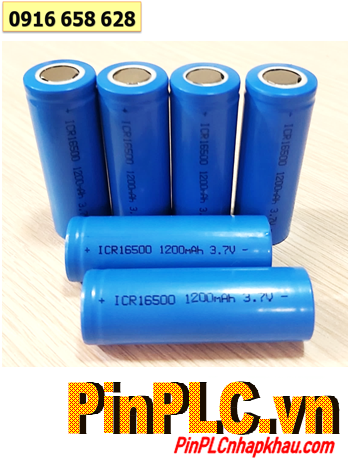 Pin sạc ICR16500, Pin sạc 3.7v Lithium Li-ion Sunmoon ICR16500 (1200mAh 3.7v) chính hãng