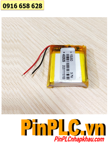 Pin sạc 3.7v Li-Polymer 452525, Pin sạc Li-Polymer 452525 lithium 3.7v 200mAh (Có sẳn mạch sạc)