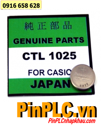 Pin đồng hồ SOLAR Panasonic CTL1025; Pin sạc SOLAR Panasonic CTL1025 Titanium Lithium chính hãng