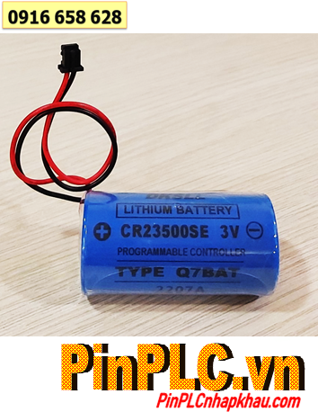 Pin Q7BAT, Pin nuôi nguồn PLC Q7BAT/ CR23500SE lithium 3v 5000mAh chính hãng