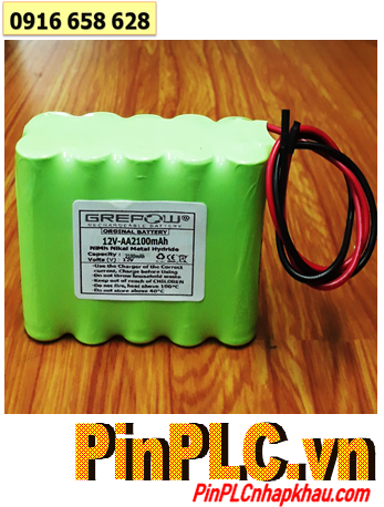 Pin nuôi nguồn 12v-AA2100mAh, Pin sạc GREPOW 12v-AA2100mAh chất lượng cao chính hãng