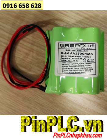 Pin sạc 8.4v-AA1500mAh, Pin sạc NiMh 8.4v-AA1500mAh, Pin sạc chất lượng cao GREPOW 8.4v-AA1500mAh