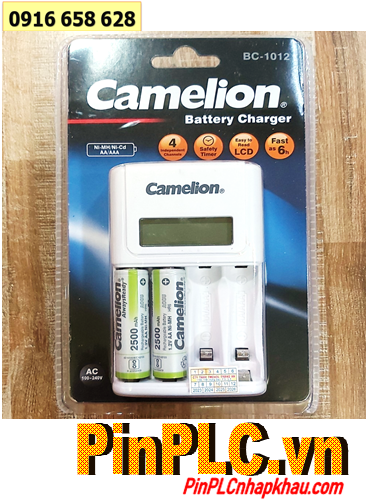 Camelion BC-1012 kèm 2 pin sạc Camelion AlwaysReady NH-AA2500ARBP2 (AA2500mAh 1.2v)