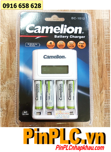 Camelion BC-1012 (4NH-AAA1100ARBP2) Bộ sạc kèm 4 pin sạc Camelion AlwaysReady AAA1100mAh 1.2v (NH-AAA1100ARBP2)