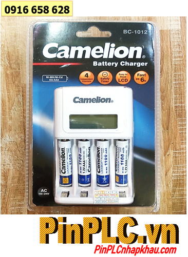Camelion BC-1012 (4NH-AAA1100LBP2) Bộ sạc kèm 4 pin sạc Camelion LOCKBOX AAA1100mAh 1.2v (NH-AAA1100LBP2)