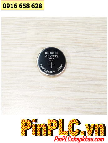 Maxell ML2032, Pin sạc 3V lithium Maxell ML2032 chính hãng, Xuất xứ NHẬT 