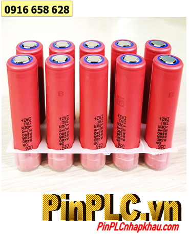 Sanyo NCR18650GA; Pin sạc Lithium 3.7v Sanyo NCR18650GA 3350mAh dòng xả 10A chính hãng